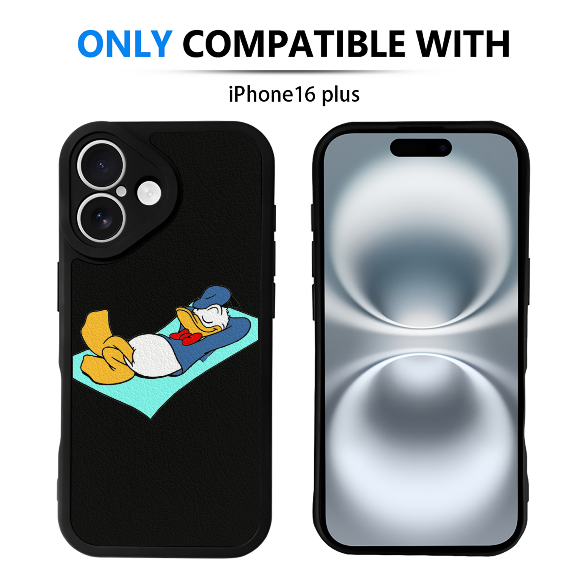 （画像用） ミッキーマウス Mickey Mouse 【iPhone 16シリーズ対応】シリコンスマホケース（レザー調） 材質：シリコン